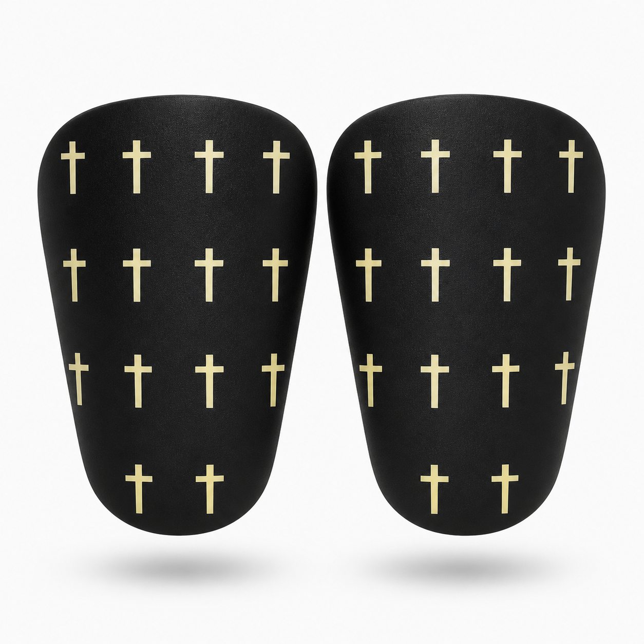 Tifo Shin Pads — Cross (Black)