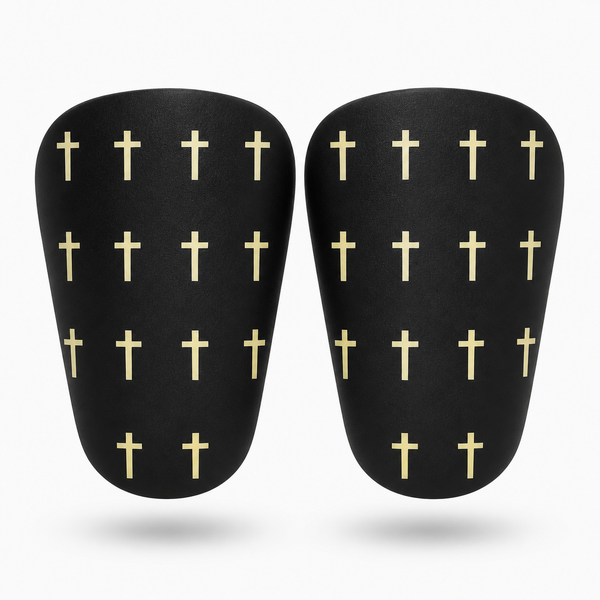 Tifo Shin Pads — Cross (Black)
